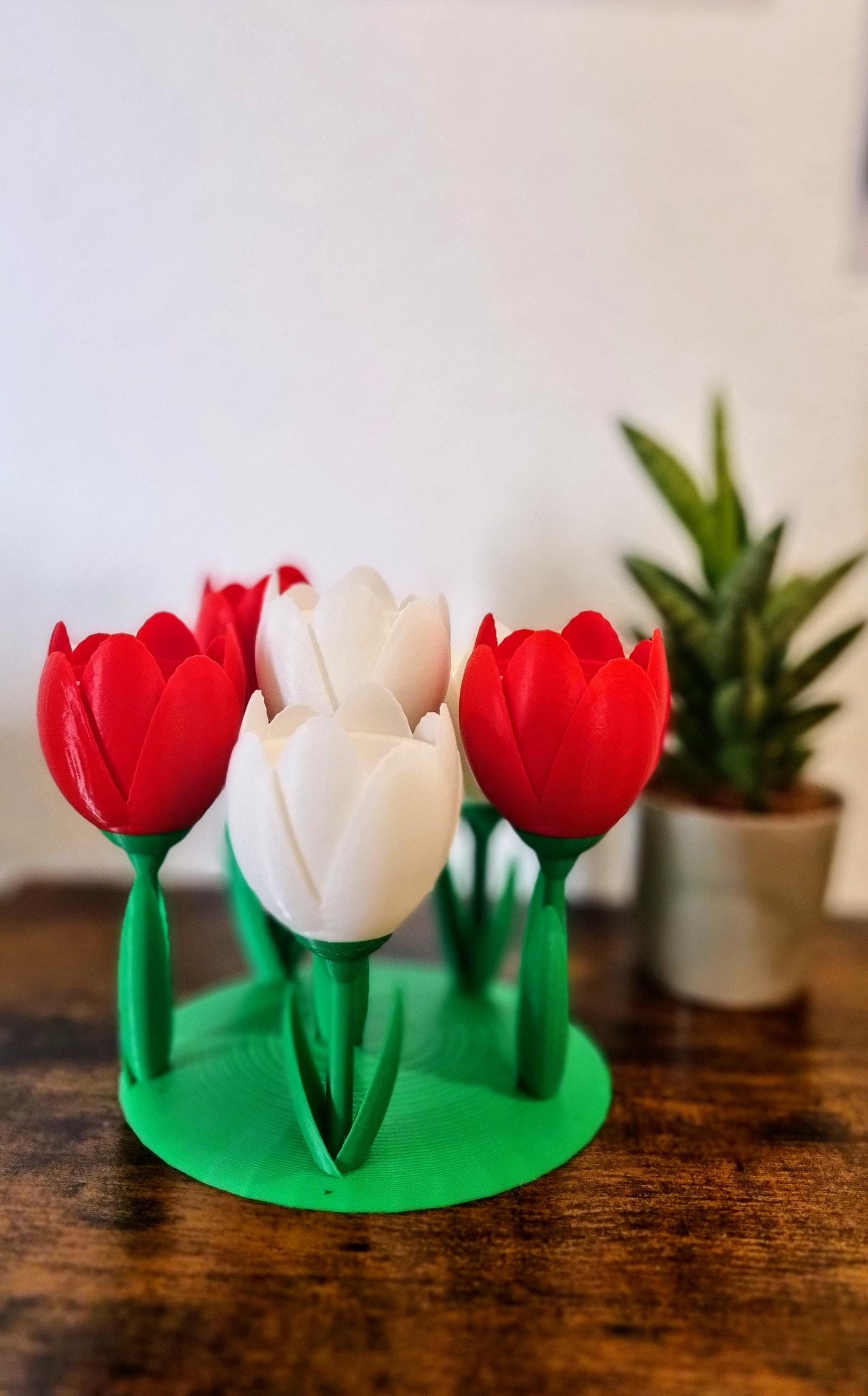 Tulip Flower Egg Holder – Unique Table Décor & Functional Storage