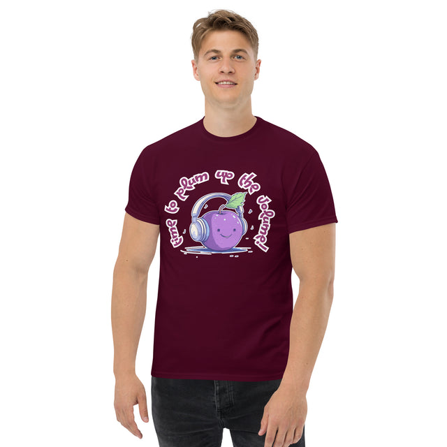 Plum Volume printed T-shirt